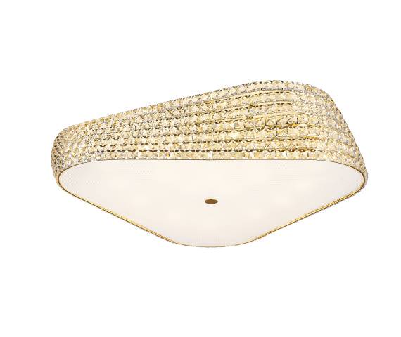 Lampa sufitowa BABYLON C0286-18X-F7AC oprawa w kolorze złotym ZUMA LINE