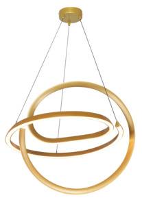 Lampa wisząca VELENNE P241249401E oprawa w kolorze złotym ZUMA LINE