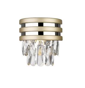 Kinkiet NAICA W0525-01A-V6B5 oprawa w kolorze złota i chromu ZUMA LINE