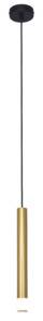 Lampa wisząca VELIC P241125801GD oprawa w kolorze czerni i złota ZUMA LINE