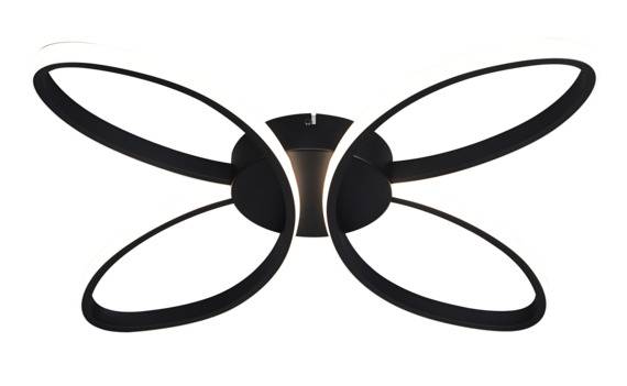 Lampa sufitowa ROSENTRA C241060002 oprawa w kolorze czarnym ZUMA LINE