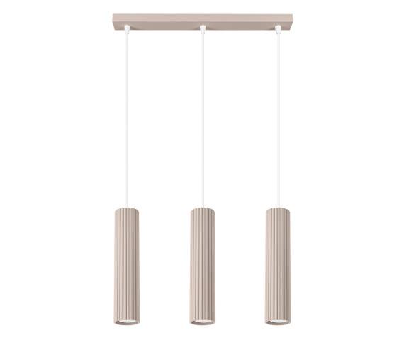 Lampa wisząca KARBON 3L SL.1774 oprawa w kolorze taupe Sollux Lighting