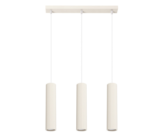 Lampa wisząca KARBON 3L SL.1594 oprawa w kolorze beżowym Sollux Lighting