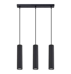 Lampa wisząca KARBON 3L SL.1575 oprawa w kolorze czarnym Sollux Lighting