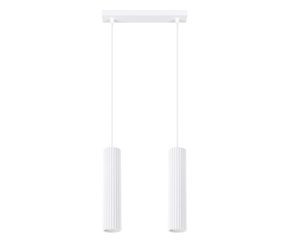 Lampa wisząca KARBON 2 SL.1536 oprawa w kolorze białym Sollux Lighting