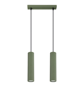 Lampa wisząca KARBON 2 SL.1612 oprawa w kolorze oliwkowym Sollux Lighting