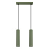 Lampa wisząca KARBON 2 SL.1612 oprawa w kolorze oliwkowym Sollux Lighting