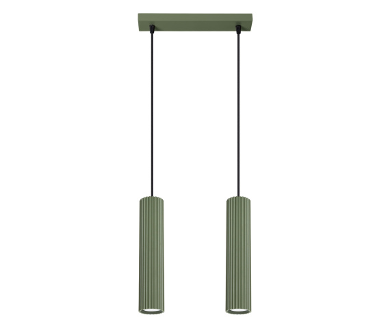 Lampa wisząca KARBON 2 SL.1612 oprawa w kolorze oliwkowym Sollux Lighting