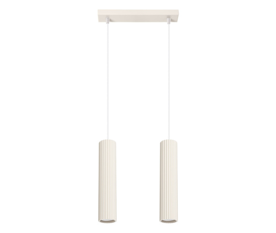 Lampa wisząca KARBON 2 SL.1593 oprawa w kolorze beżowym Sollux Lighting