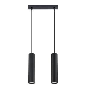Lampa wisząca KARBON 2 SL.1574 oprawa w kolorze czarnym Sollux Lighting
