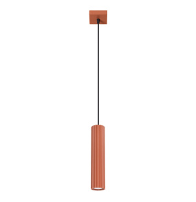 Lampa wisząca KARBON 1 SL.1630 oprawa w kolorze czerwonej ochry Sollux Lighting