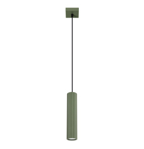 Lampa wisząca KARBON 1 SL.1611 oprawa w kolorze oliwkowym Sollux Lighting