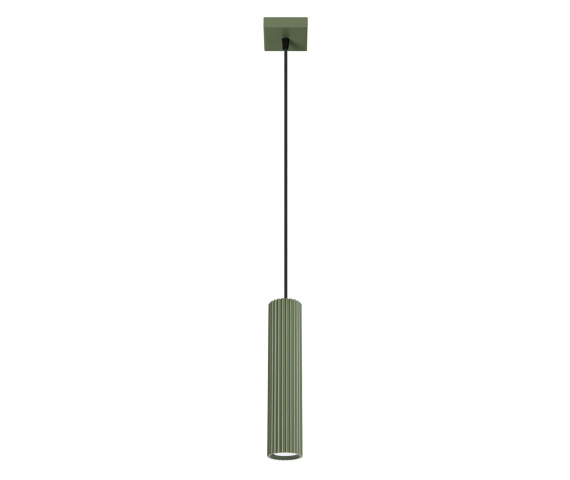 Lampa wisząca KARBON 1 SL.1611 oprawa w kolorze oliwkowym Sollux Lighting