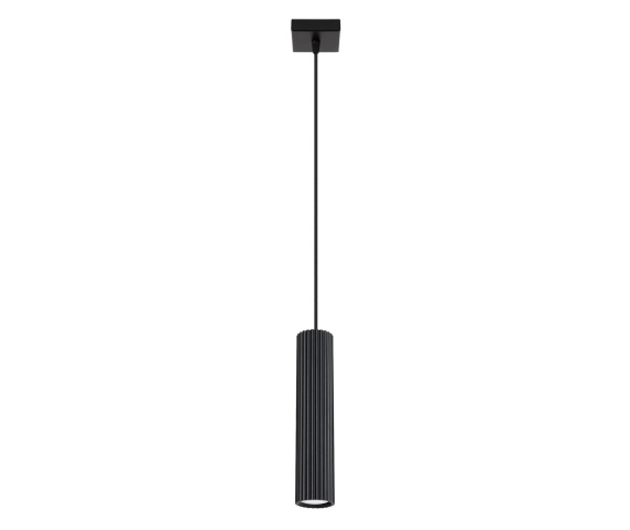 Lampa wisząca KARBON 1 SL.1573 oprawa w kolorze czarnym Sollux Lighting