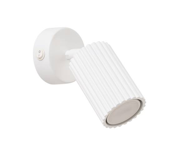 Kinkiet z włącznikiem KARBON SL.1541 oprawa w kolorze białym Sollux Lighting