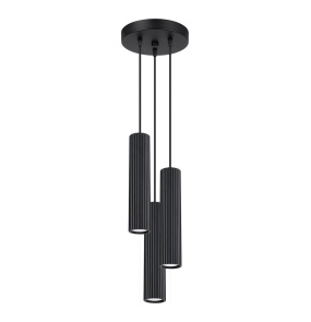 Lampa wisząca KARBON 3P SL.1576 oprawa w kolorze czarnym Sollux Lighting