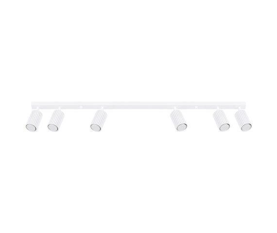 Listwa sufitowa KARBON 6L SL.1547 oprawa w kolorze białym Sollux Lighting
