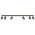 Listwa sufitowa KARBON 6L SL.1623 oprawa w kolorze oliwkowym Sollux Lighting