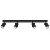 Listwa sufitowa KARBON 4L SL.1584 oprawa w kolorze czarnym Sollux Lighting