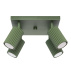 Lampa sufitowa KARBON 4 SL.1621 oprawa w kolorze oliwkowym Sollux Lighting