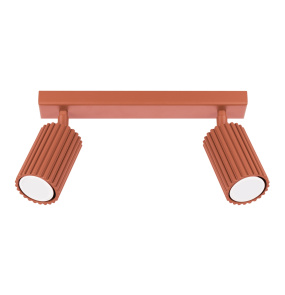 Listwa sufitowa KARBON 2 SL.1637 oprawa w kolorze czerwonej ochry Sollux Lighting