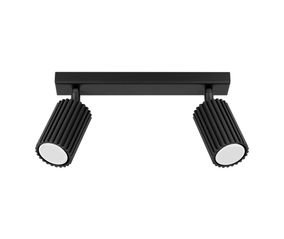 Listwa sufitowa KARBON 2 SL.1580 oprawa w kolorze czarnym Sollux Lighting