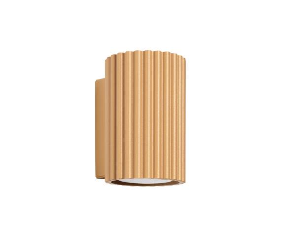 Kinkiet KARBON 10 SL.1650 oprawa w kolorze złotym Sollux Lighting