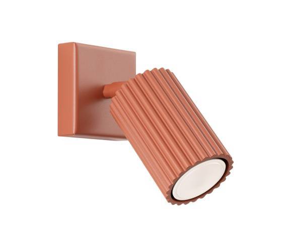 Kinkiet KARBON SL.1635 oprawa w kolorze czerwonej ochry Sollux Lighting