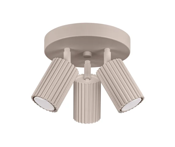 Lampa sufitowa KARBON 3P SL.1768 oprawa w kolorze taupe Sollux Lighting