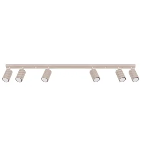 Listwa sufitowa KARBON 6L SL.1766 oprawa w kolorze taupe Sollux Lighting