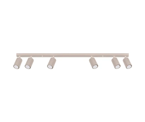 Listwa sufitowa KARBON 6L SL.1766 oprawa w kolorze taupe Sollux Lighting