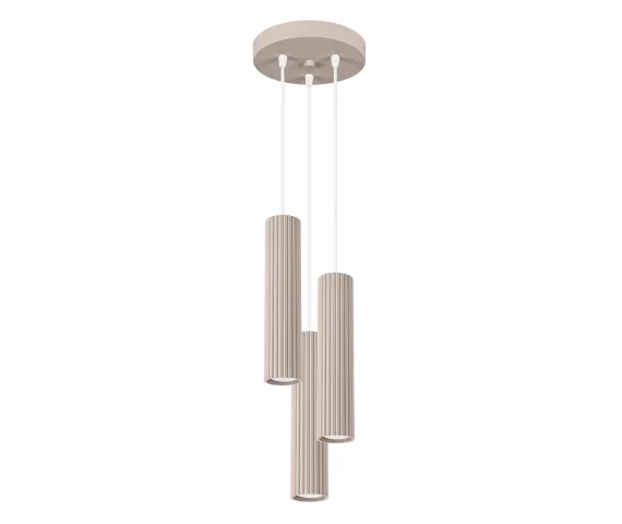 Lampa wisząca KARBON 3P SL.1775 oprawa w kolorze taupe Sollux Lighting