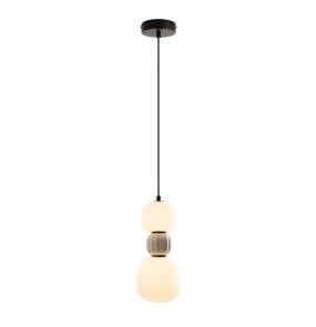 Lampa wisząca MODERN P0627 oprawa w kolorze czarnym z szarym elementem MAXLIGHT