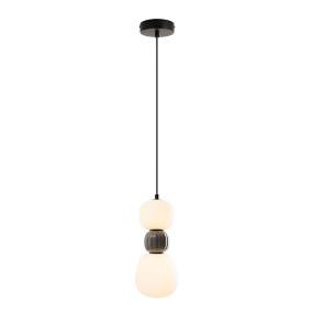 Lampa wisząca MODERN P0629 oprawa w kolorze czarnym z szarym elementem MAXLIGHT