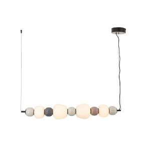 Lampa wisząca MODERN P0631 oprawa w kolorze czarnym z kolorwymi elementami MAXLIGHT
