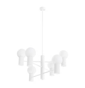 Żyrandol HALO 6 SL.1829 oprawa w kolorze białym Sollux Lighting