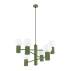 Żyrandol HALO 6 SL.1832 oprawa w kolorze oliwkowym Sollux Lighting