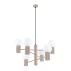 Żyrandol HALO 6 SL.1836 oprawa w kolorze taupe Sollux Lighting
