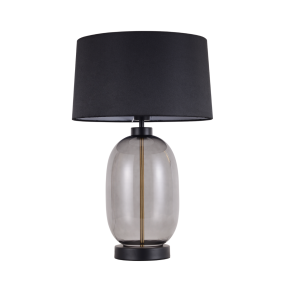 Lampa stołowa Amur dymna 1xE27