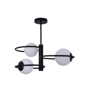 Plafon Dorado ring czarna 3x E14