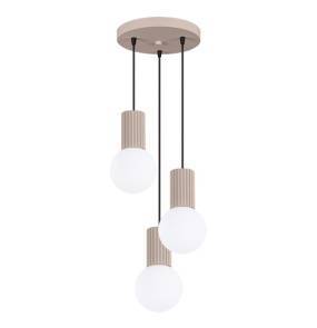 Lampa wisząca HALO 3P SL.1745 oprawa w kolorze taupe Sollux Lighting