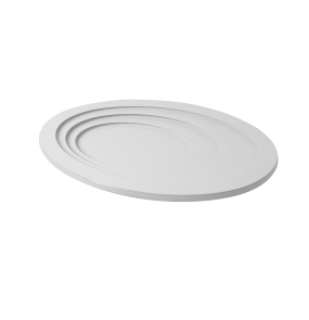 Plafon Alune LP-3009/1C WH oval oprawa w kolorze białym LIGHT PRESTIGE