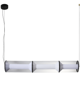 Lampa wisząca Aeris 3 LP-2137/3L TR oprawa w kolorze czarnym LIGHT PRESTIGE