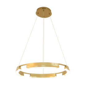 Lampa wisząca Tura 60 LP-9786/1P 60cm GD oprawa w kolorze złotym LIGHT PRESTIGE