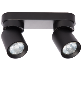 Listwa sufitowa Pointa 2 LP-6398/2WS BK oprawa w kolorze czarnym LIGHT PRESTIGE