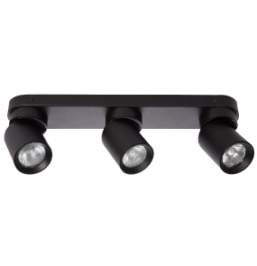 Listwa sufitowa Pointa 3 LP-6398/3WS BK oprawa w kolorze czarnym LIGHT PRESTIGE