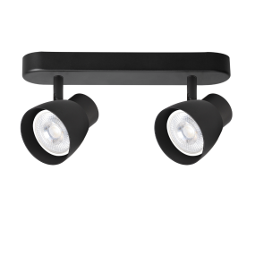 Listwa sufitowa Dravo 2 LP-9523/2WS BK oprawa w kolorze czarnym LIGHT PRESTIGE