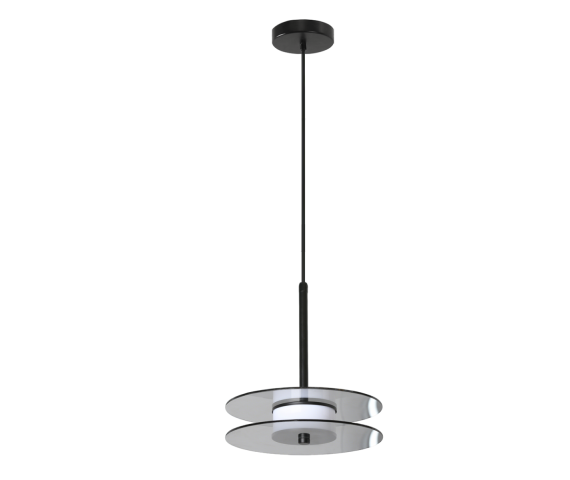 Lampa wisząca Casy LP-3176/1P S SM oprawa w kolorze czarnym LIGHT PRESTIGE
