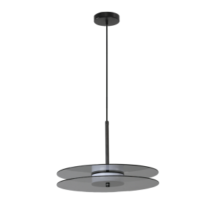 Lampa wisząca Casy LP-3176/1P L SM oprawa w kolorze czarnym LIGHT PRESTIGE