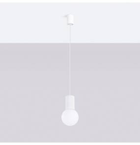 Lampa wisząca HALO 1 SL.1709 oprawa w kolorze białym Sollux Lighting